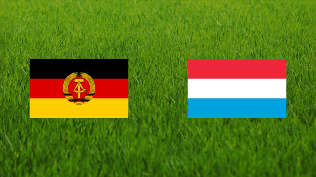 East Germany vs. Luxembourg